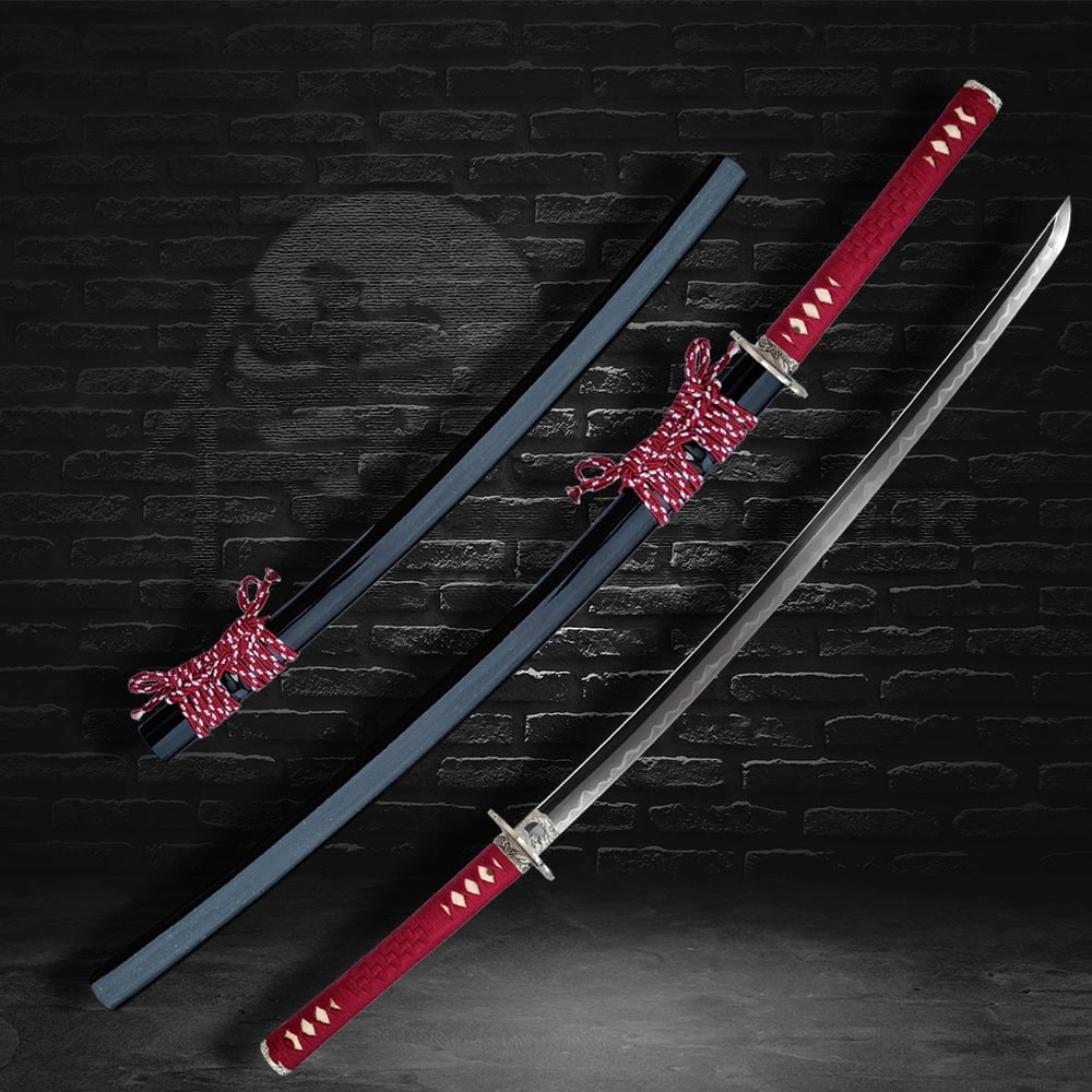 foto Japan Swords �emesln� replika katana Arashinoumi, skl�dan� ocel AISI 1075